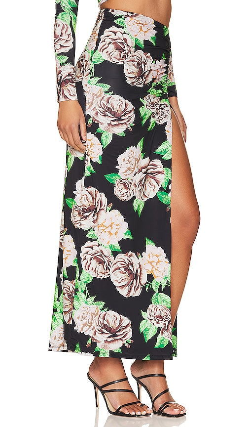 AFRM Devon Skirt in Black