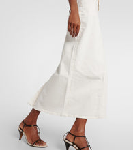 AG Jeans Denim midi skirt