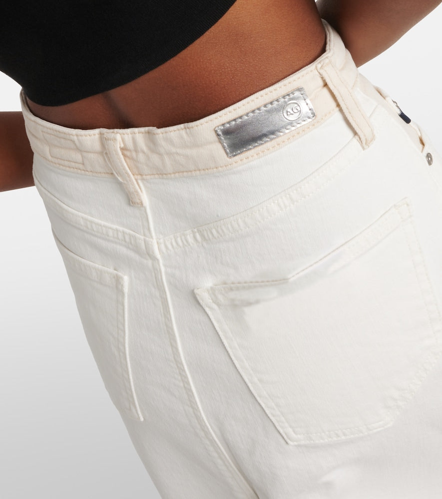 AG Jeans Denim midi skirt