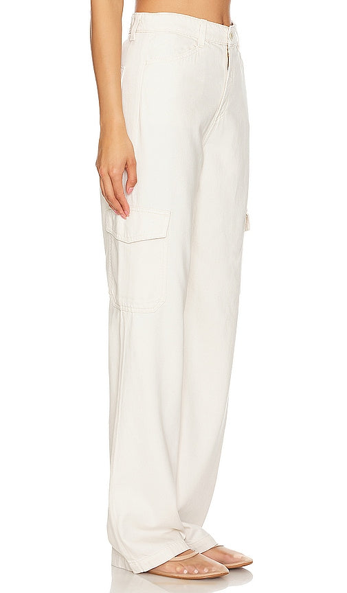 AG Jeans Gatina Wide Leg in Ivory