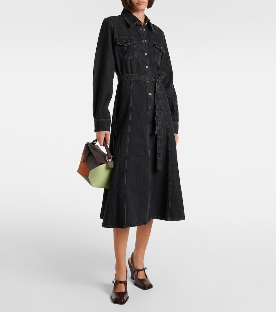 AG Jeans Marseille denim shirt dress