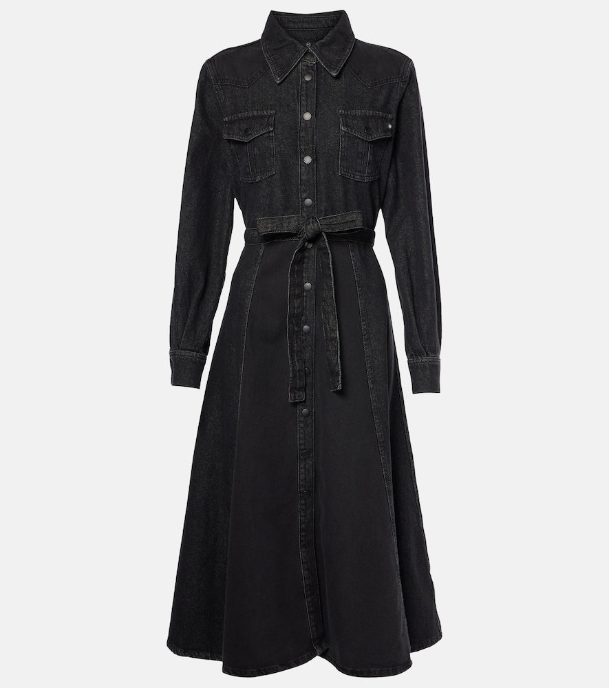 AG Jeans Marseille denim shirt dress. AG Jeans 马赛牛仔衬衫裙