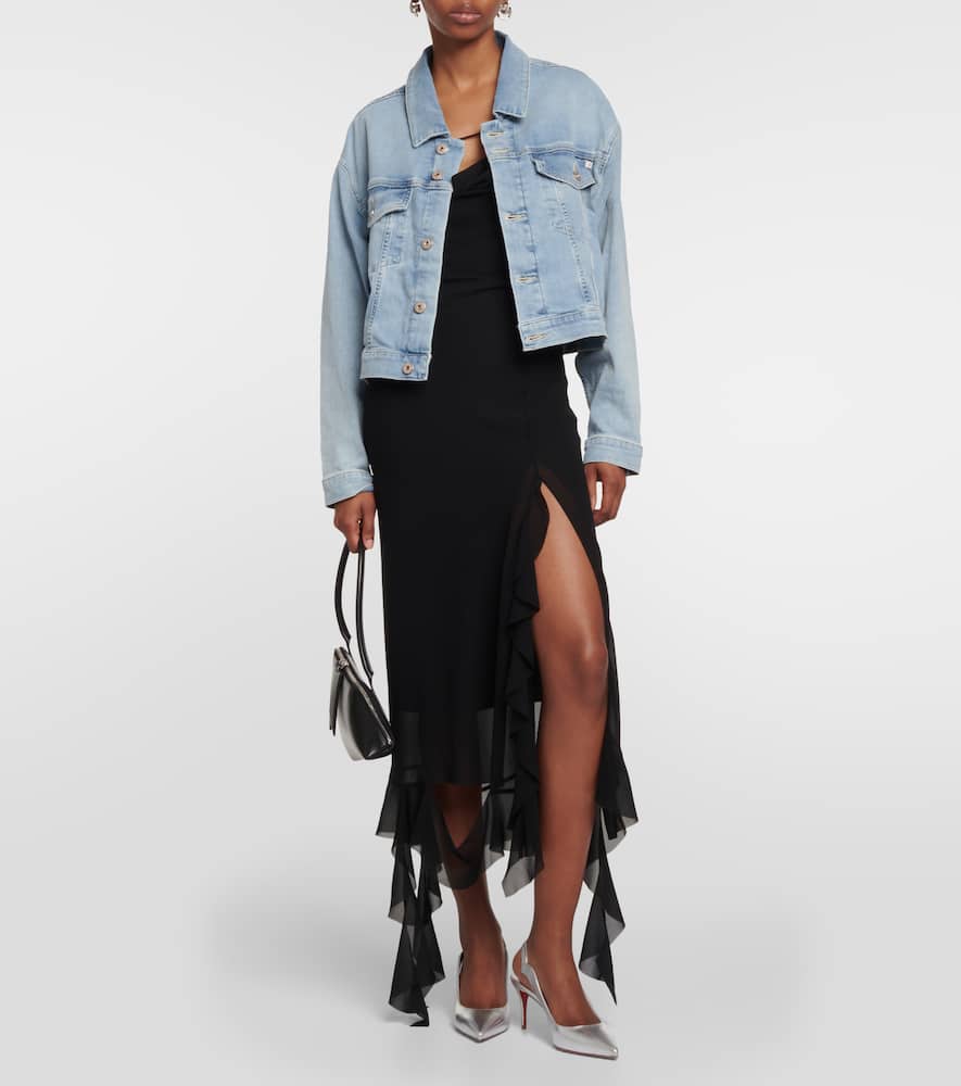 AG Jeans Maya cropped denim jacket