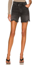 AGOLDE Criss Cross Short in Black - Short croisé AGOLDE en noir - AGOLDE 黑色十字交叉短裤 - AGOLDE Criss Cross Short in Schwarz - AGOLDE 크리스크로스 쇼트블랙 색상 - Pantaloncini incrociati AGOLDE in nero