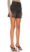AGOLDE Criss Cross Short in Black
