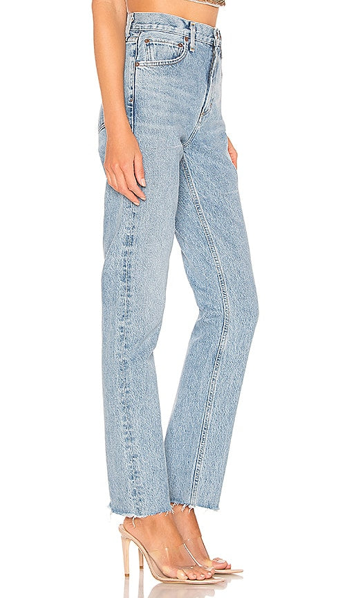 AGOLDE Cherie High Rise Straight in Blue