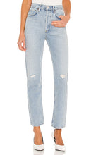 AGOLDE 90s Pinch Waist in Blue - AGOLDE Taille pincée des années 90 en bleu - AGOLDE 90 年代蓝色束腰 - AGOLDE 90er Jahre Pinch Waist in Blau - AGOLDE 90s 핀치 웨이스트 블루 색상 - AGOLDE anni '90 pizzico in vita in blu