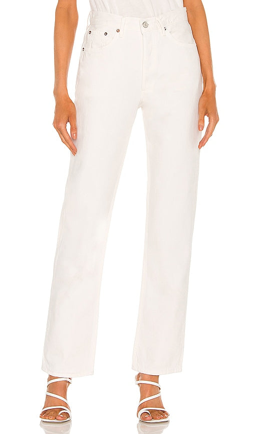 AGOLDE Lana Straight in White - AGOLDE Lana droite en blanc - AGOLDE Lana 白色直筒裙 - AGOLDE Lana Straight in Weiß - AGOLDE Lana 스트레이트 화이트 색상 - AGOLDE Lana Dritto in Bianco