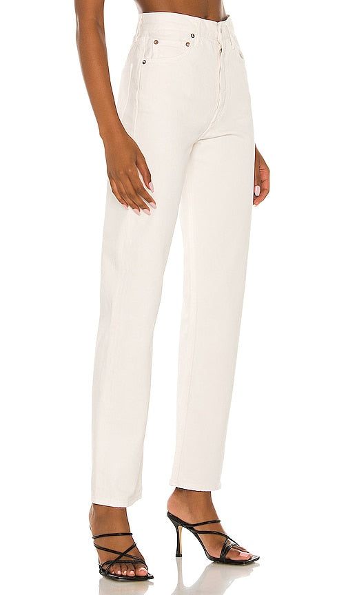 AGOLDE 90s Pinch Waist Jean in White