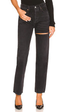 AGOLDE Lana Straight in Black