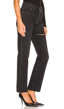 AGOLDE Lana Straight in Black