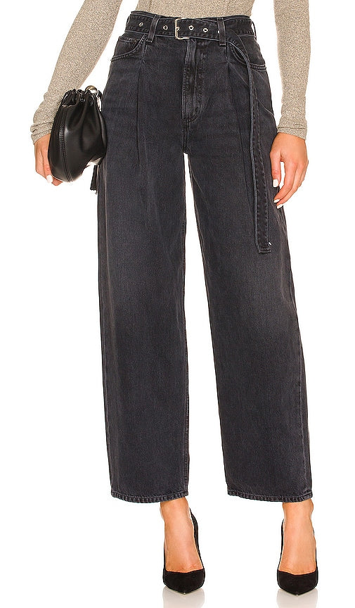 AGOLDE Belted Baggy in Black - AGOLDE Baggy ceinturé en noir - AGOLDE 黑色束带宽松背心 - AGOLDE Baggy mit Gürtel in Schwarz - AGOLDE 벨티드 배기 블랙 색상 - AGOLDE Baggy con cintura in nero