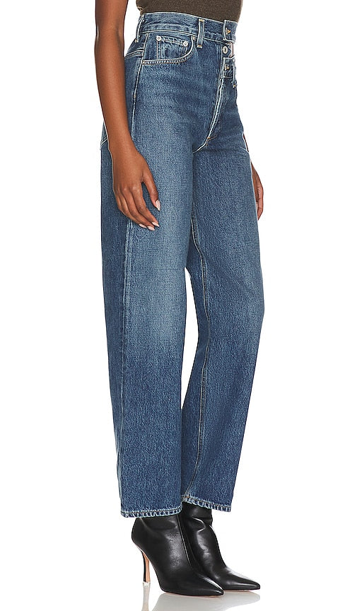 AGOLDE Broken Waistband in Blue
