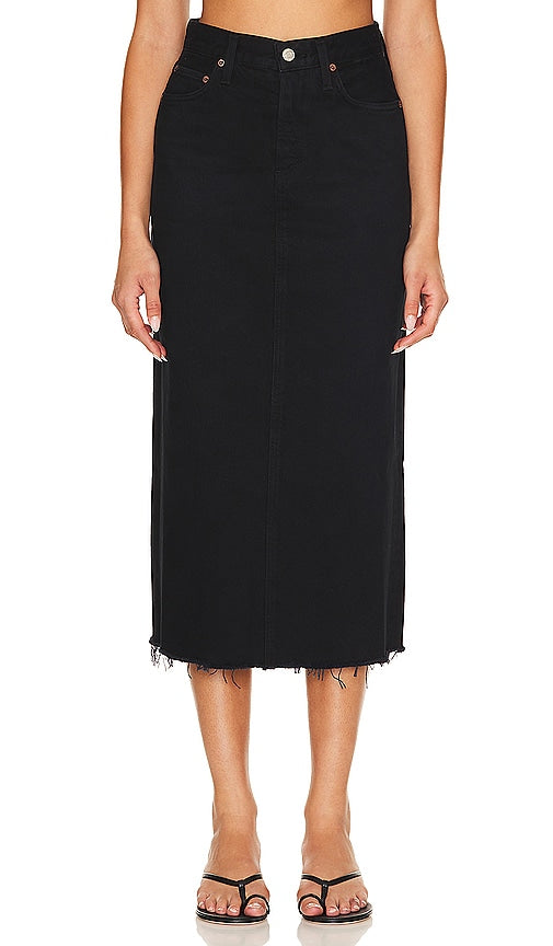 AGOLDE Della Skirt in Black