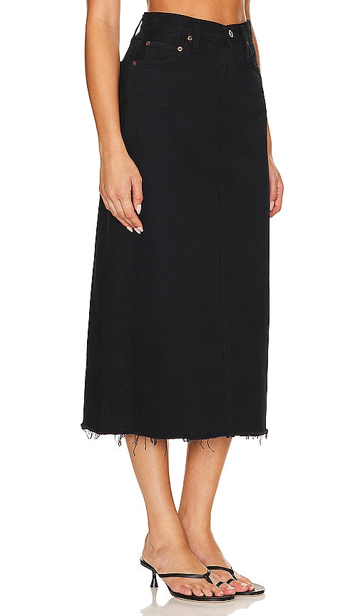 AGOLDE Della Skirt in Black