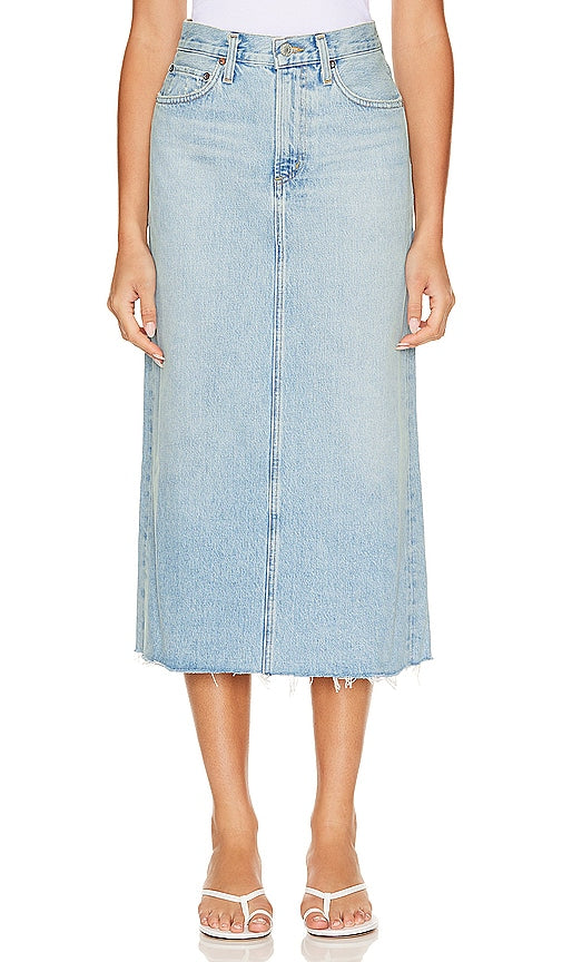 AGOLDE Della Skirt in Blue