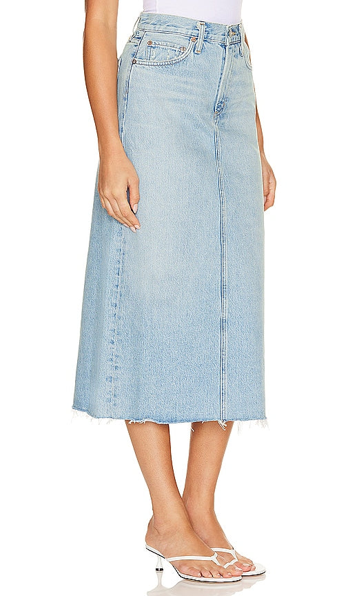 AGOLDE Della Skirt in Blue