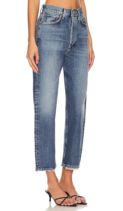 AGOLDE 90's Crop in Blue