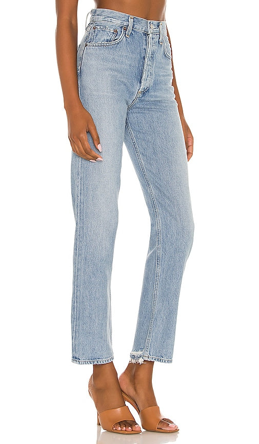 AGOLDE 90s Pinch Waist Jean in Denim-Light