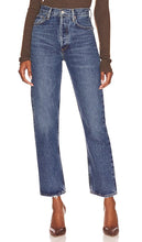 AGOLDE 90's Pinch Waist in Blue - AGOLDE Taille pincée des années 90 en bleu - AGOLDE 90 年代蓝色束腰 - AGOLDE 90er Pinch Waist in Blau - AGOLDE 90's 핀치 웨이스트 블루 색상 - AGOLDE vita pizzicata degli anni '90 in blu