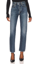 AGOLDE 90's Pinch Waist in Blue - AGOLDE Taille pincée des années 90 en bleu - AGOLDE 90 年代蓝色束腰 - AGOLDE 90er Pinch Waist in Blau - AGOLDE 90's 핀치 웨이스트 블루 색상 - AGOLDE vita pizzicata degli anni '90 in blu