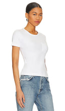 AGOLDE Arlo Rib Pocket Tee in White