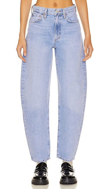 AGOLDE Balloon Wide Leg in Blue - AGOLDE Ballon jambe large en bleu - AGOLDE 蓝色气球阔腿 - AGOLDE Balloon Wide Leg in Blau - AGOLDE 벌룬 와이드 레그 블루 색상 - AGOLDE Gamba larga a palloncino in blu