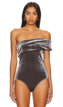 AGOLDE Bree Banded Bodysuit in Grey