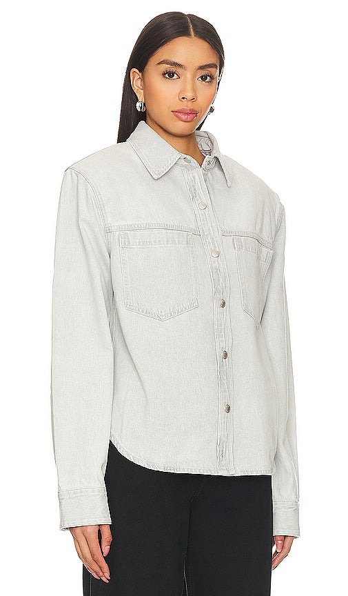 AGOLDE Brigid Shirt in Grey