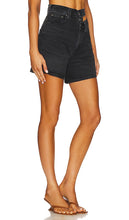 AGOLDE Broken Waistband Short in Black