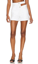 AGOLDE Broken Waistband Short in White