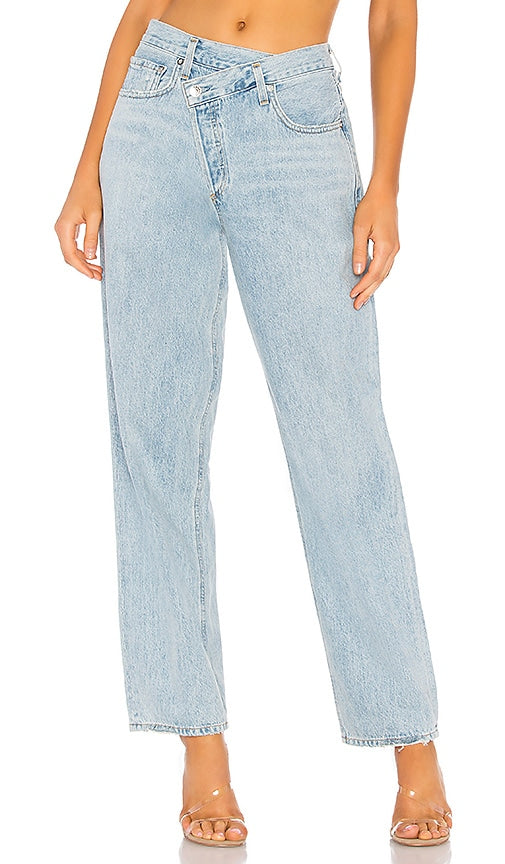AGOLDE Criss Cross Upsized Jean in Blue