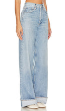 AGOLDE Dame High Rise Wide Leg in Blue