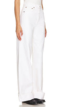AGOLDE Dame High Rise Wide Leg in White