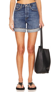 AGOLDE Dame Short in Blue - Short AGOLDE pour femme en bleu - AGOLDE Dame 蓝色短裤 - AGOLDE Dame Short in Blau - AGOLDE 담 쇼트 블루 색상 - AGOLDE Dama Short in Blu