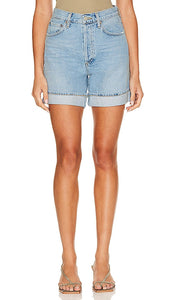 AGOLDE Dame Short in Blue - Short AGOLDE pour femme en bleu - AGOLDE Dame 蓝色短裤 - AGOLDE Dame Short in Blau - AGOLDE 담 쇼트 블루 색상 - AGOLDE Dama Short in Blu