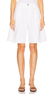 AGOLDE Ellis Trouser Short in White - AGOLDE Ellis Pantalon court en blanc - AGOLDE Ellis 白色短裤 - AGOLDE Ellis Hosenshorts in Weiß - AGOLDE 엘리스 팬츠 쇼츠 화이트 색상 - Pantaloni corti AGOLDE Ellis in bianco