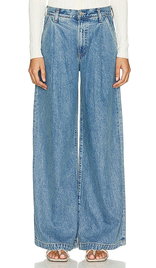 AGOLDE Ellis Trouser Wide Leg in Blue - AGOLDE Ellis Pantalon jambe large en bleu - AGOLDE Ellis 蓝色阔腿裤 - AGOLDE Ellis Hose mit weitem Bein in Blau - AGOLDE 엘리스 트라우저 와이드 레그 블루 색상 - Pantaloni AGOLDE Ellis a gamba larga in blu