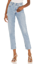 AGOLDE Fen High Rise Relaxed Taper in Blue - AGOLDE Fen taille haute décontractée fuselée en bleu - AGOLDE Fen 蓝色高腰休闲锥形裤 - AGOLDE Fen High Rise Relaxed Taper in Blau - AGOLDE Fen 하이라이즈 릴랙스 테이퍼 블루 색상 - AGOLDE Fen vita alta rilassata affusolata in blu