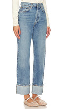 AGOLDE Fran Low Slung Easy Straight in Blue