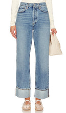 AGOLDE Fran Low Slung Easy Straight in Blue - AGOLDE Fran Low Sling Easy Straight en bleu - AGOLDE Fran 低腰休闲直筒裤（蓝色） - AGOLDE Fran Low Sling Easy Straight in Blau - AGOLDE Fran 로우 슬렁 이지 스트레이트 블루 색상 - AGOLDE Fran Low Slung Easy Straight in blu