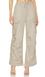 AGOLDE Ginerva Cargo Pant in Beige