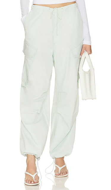 AGOLDE Ginerva Cargo Pant in Mint - Pantalon cargo AGOLDE Ginerva en menthe - AGOLDE 薄荷色 Ginerva 工装裤 - AGOLDE Ginerva Cargohose in Mint - AGOLDE GINERVA 카고 팬츠 - Pantaloni cargo AGOLDE Ginerva in menta