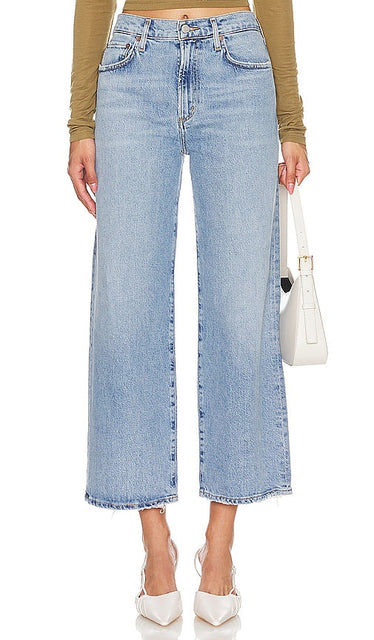 AGOLDE Harper Crop Straight in Blue - AGOLDE Harper Crop Straight en Bleu - AGOLDE Harper 蓝色直筒短款 - AGOLDE Harper Crop Straight in Blau - AGOLDE Harper 크롭 스트레이트 블루 색상 - AGOLDE Harper Crop dritto in blu