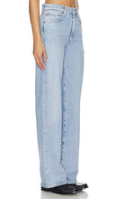 AGOLDE Harper Mid Rise Wide Leg Straight in Blue