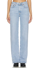 AGOLDE Harper Mid Rise Wide Leg Straight in Blue - AGOLDE Harper coupe droite taille mi-haute à jambe large en bleu - AGOLDE Harper 蓝色中腰阔腿直筒裤 - AGOLDE Harper Mid Rise Wide Leg Straight in Blau - AGOLDE Harper 미드 라이즈 와이드 레그 스트레이트 블루 색상 - AGOLDE Harper vita media gamba larga dritta in blu