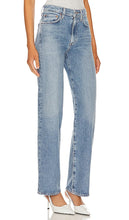 AGOLDE Harper Mid Rise Wide Straight in Blue