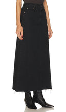 AGOLDE Hilla Long Line Skirt in Black