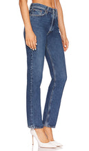 AGOLDE Lana Mid Rise Straight in Denim-Medium