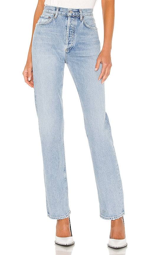 AGOLDE Lana Straight in Denim-Light - AGOLDE Lana droite en denim clair - AGOLDE Lana 浅牛仔布直筒裤 - AGOLDE Lana Straight in Denim-Light - AGOLDE Lana 스트레이트 데님 라이트 - AGOLDE Lana Straight in Denim-Light